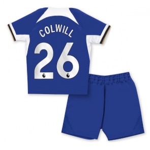 Chelsea Levi Colwill #26 Hjemmebanesæt Børn 2023-24 Kort ærmer (+ korte bukser)